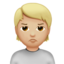 Person Pouting, Medium-light skin tone