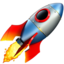 Download Rocket emoji, Apple style