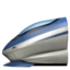 High-speed Train emoji on iPhone