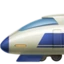 Bullet Train emoji on iPhone