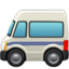 Minibus emoji, Apple design