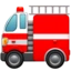 Fire Engine emoji on iPhone