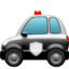 Police Car emoji, Apple design