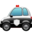 Police Car emoji on iPhone