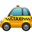 Taxi emoji on iPhone