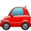 Automobile emoji on iPhone