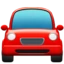 Oncoming Automobile emoji on iPhone