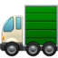 Articulated Lorry emoji as drawn by iPhone