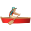 Man Rowing Boat, Medium-light skin tone