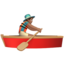 Man Rowing Boat, Medium skin tone
