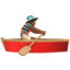 Man Rowing Boat, Medium-dark skin tone