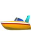 Speedboat emoji, Apple design