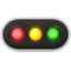 Download Horizontal Traffic Light emoji, Apple style