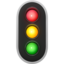 Download Vertical Traffic Light emoji, Apple style
