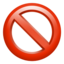 Prohibited emoji PNG