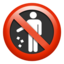 No Littering emoji PNG