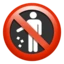 No Littering emoji on iPhone