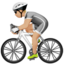 Person Biking, Medium-light skin tone