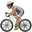 Person Biking, Medium skin tone