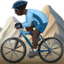Man Mountain Biking, Dark skin tone