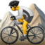 Download Person Mountain Biking emoji, Apple style