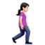 Woman Walking Facing Right, Light skin tone