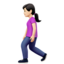 Woman Walking, Light skin tone