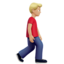 Man Walking Facing Right, Medium-light skin tone