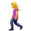 Download Woman Walking emoji, Apple style