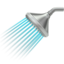 Shower emoji, Apple design