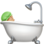 Person Taking Bath, Medium-light skin tone