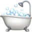 Bathtub emoji, Apple design