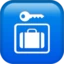 Left Luggage emoji, Apple design