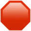 Stop Sign emoji, Apple design
