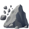 Landslide emoji on iPhone