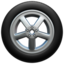 Wheel emoji, Apple design