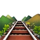 Railway Track emoji, Apple design