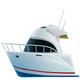 Motor Boat emoji, Apple design