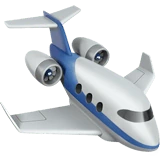 Small Airplane emoji on Apple