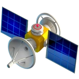 Satellite emoji on Apple