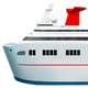 Passenger Ship emoji, Apple design
