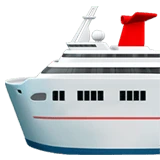 Passenger Ship emoji on Apple