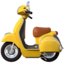 Motor Scooter emoji, Apple design