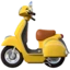 Motor Scooter emoji on iPhone