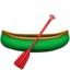 Canoe emoji, Apple design