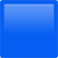 Blue Square emoji, Apple design