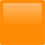 Orange Square emoji, Apple design