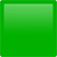 Green Square emoji as drawn by iPhone