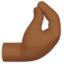 Pinched Fingers, Medium-dark skin tone