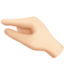 Pinching Hand, Light skin tone